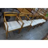 A set of six McIntosh teak dining chairs