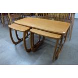 A Nathan teak nest of tables