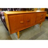 A teak sideboard