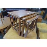 A G-Plan teak Astro nest of tables