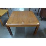 A Danish Hornbaek Mobelfabrik teak coffee table