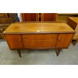 A teak sideboard