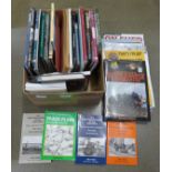 A box of assorted railway books and magazines **PLEASE NOTE THIS LOT IS NOT ELIGIBLE FOR POSTING AND