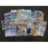 Football memorabilia; Newcastle United home and away programmes including 1955 FA Cup Final v