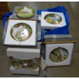 A collection of Bradford Exchange collectors plates **PLEASE NOTE THIS LOT IS NOT ELIGIBLE FOR