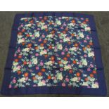 A vintage Liberty of London silk scarf, 59cm square