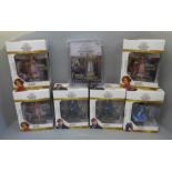 Seven Wizarding World Fantastic Beasts figures, boxed