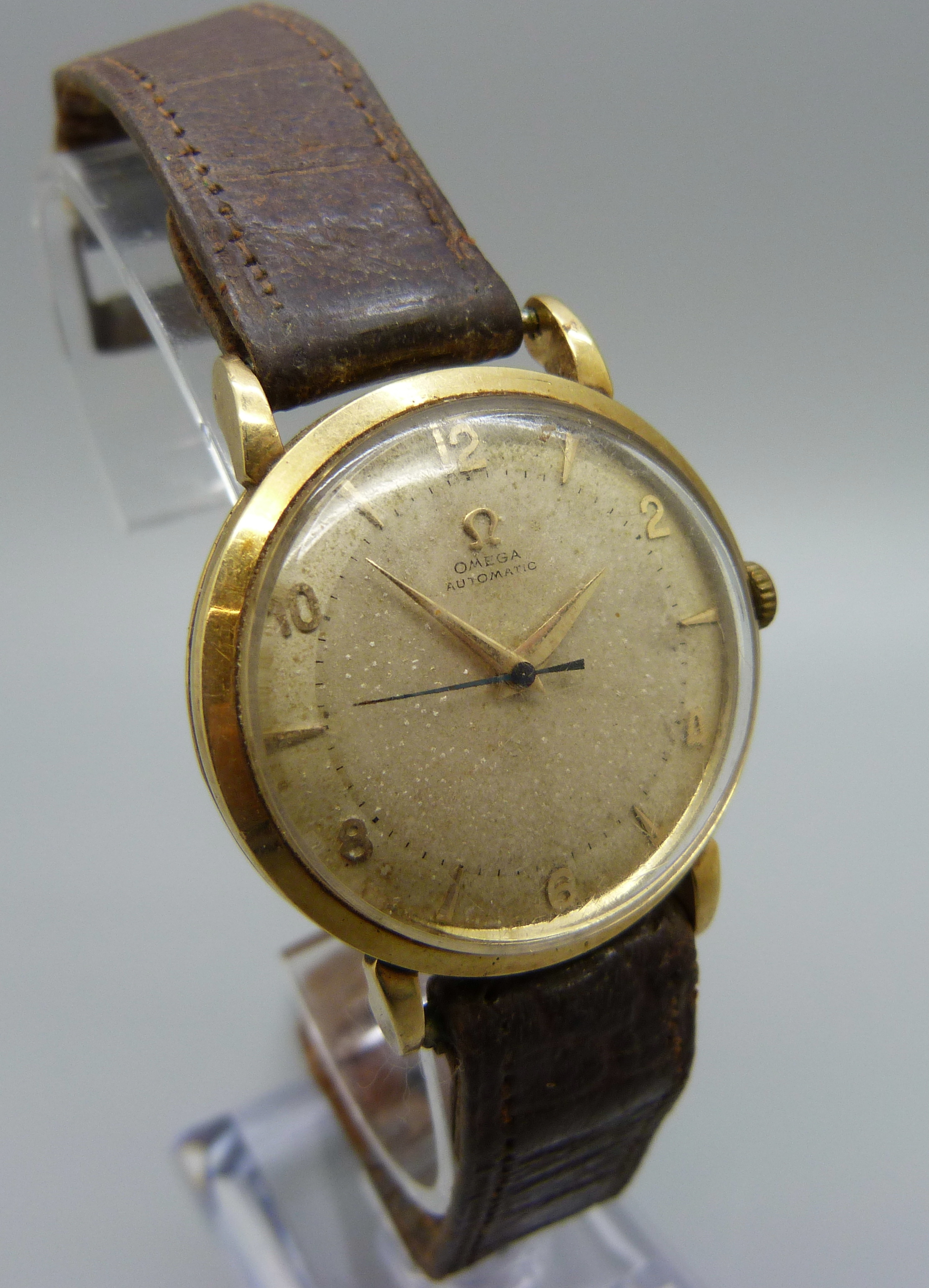 A gentleman's 14ct gold Omega automatic wristwatch, 32mm case - Image 4 of 7