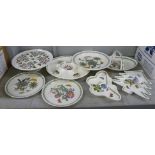 Sixteen Portmeirion The Botanic Garden fruit bowls and serving plates (2 boxes) **PLEASE NOTE THIS