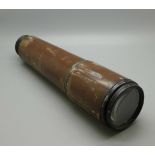 A HCR & Son Ltd mid 20th Century three draw spotters telescope, model OS 126 GA