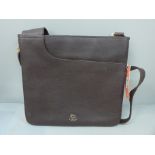 A lady's Radley brown leather handbag, with inner pockets, 30cm x 27cm