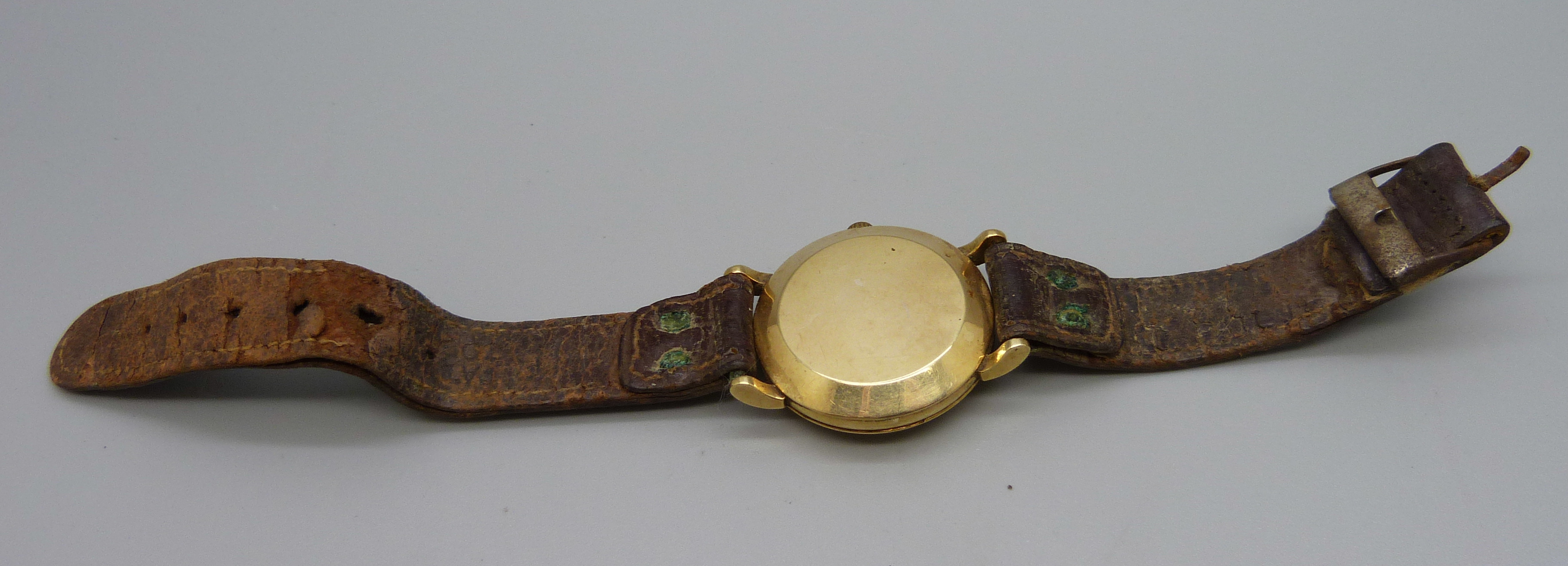 A gentleman's 14ct gold Omega automatic wristwatch, 32mm case - Image 6 of 7