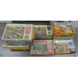 A collection of 1950's jigsaw puzzles **PLEASE NOTE THIS LOT IS NOT ELIGIBLE FOR POSTING AND