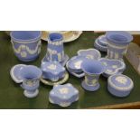 A collection of Wedgewood Jasperware, twenty-five pieces