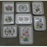 Portmeirion The Botanic Garden square and rectangular oven dishes (8) **PLEASE NOTE THIS LOT IS