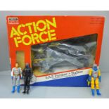 Action Man Action Force SAS Panther and Stalker, figures comprise SAS Frogman, SAS Commando, SAS