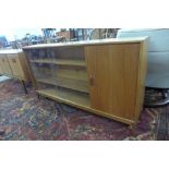 A teak bookcase