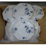 A set of Royal Venton dinner plates and three large meat plates **PLEASE NOTE THIS LOT IS NOT