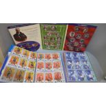 Topps Match Attax Trading Card Game, complete set with bidder, a complete Panini 2006 Fifa World Cup