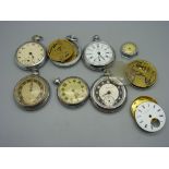 Assorted wristwatches, a/f