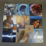 Fifteen folk albums and two singles including Bob Dylan