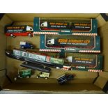 Four Corgi Eddie Stobart model vehicles and other assorted model vehicles