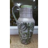 A large Denby jug/vase, 34cm