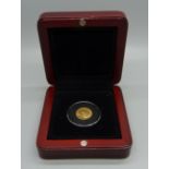 A Nicholas II 1899 5 rouble gold proof coin, cased