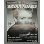 A Bryan Adams signed picture