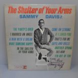 A Sammy Davis Jnr. autographed LP