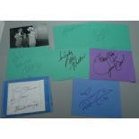 Country and Western autographs, Aaron Tippin, Jean Shepard, Billy walker, etc.