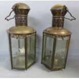 A pair of lamps