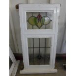 An Arts and Crafts stained glass window