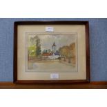 Arthur Barkway, Thorpe St. Andrew, waterclour, dated 1969, framed