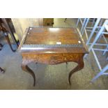 A 19th Century French inlaid rosewood jardiniere/table