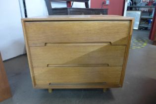 A Stag C-Range oak chest of drawers, by John & Sylvia Reid