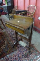 A Regency rosewood reading/music stand