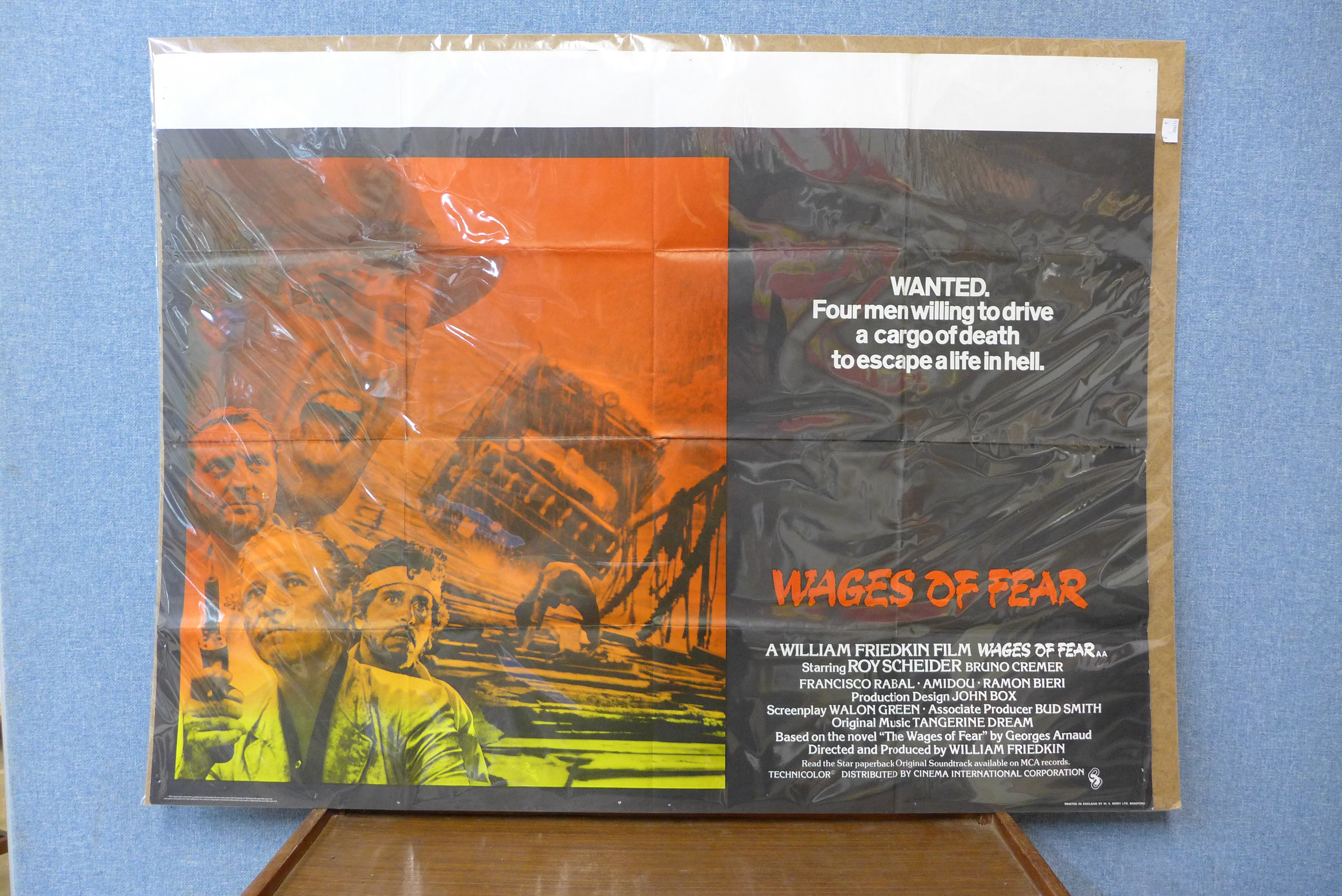 A Wages of Fear film poster and one other - Image 2 of 2