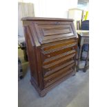 An oak bureau