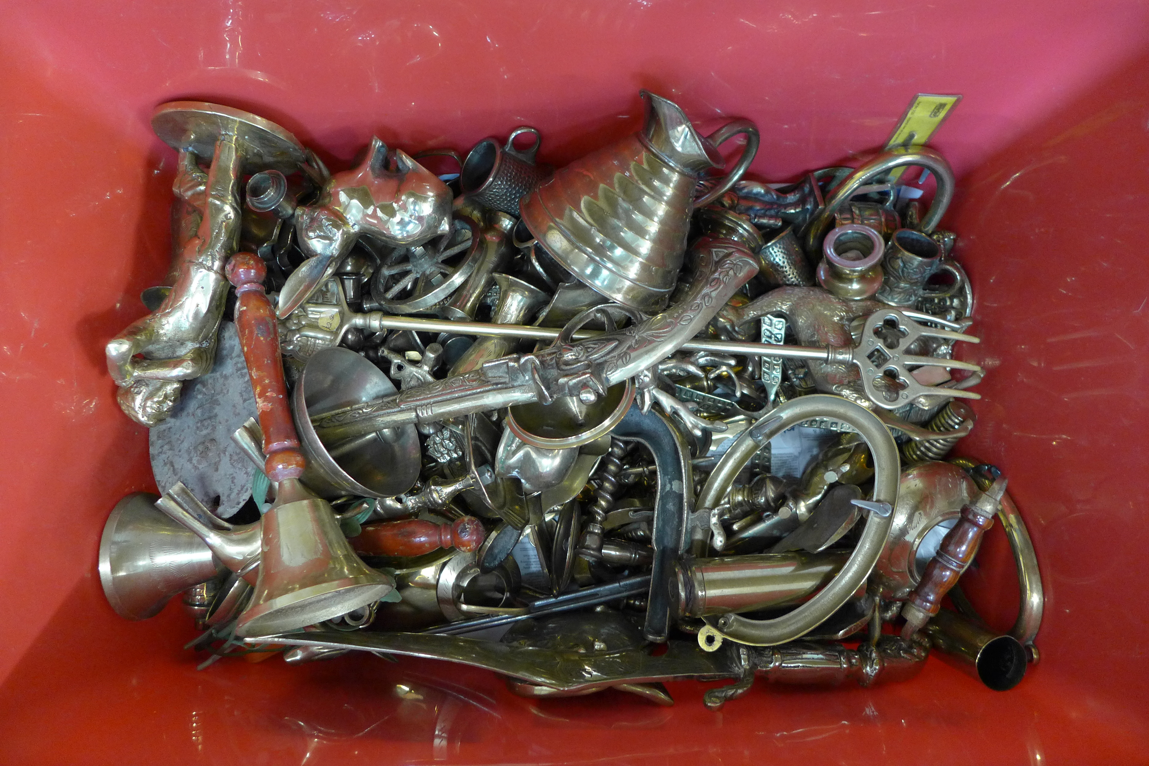 A large quantity of assorted brassware - Image 2 of 2