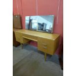 A Symbol Furniture light oak dressing table
