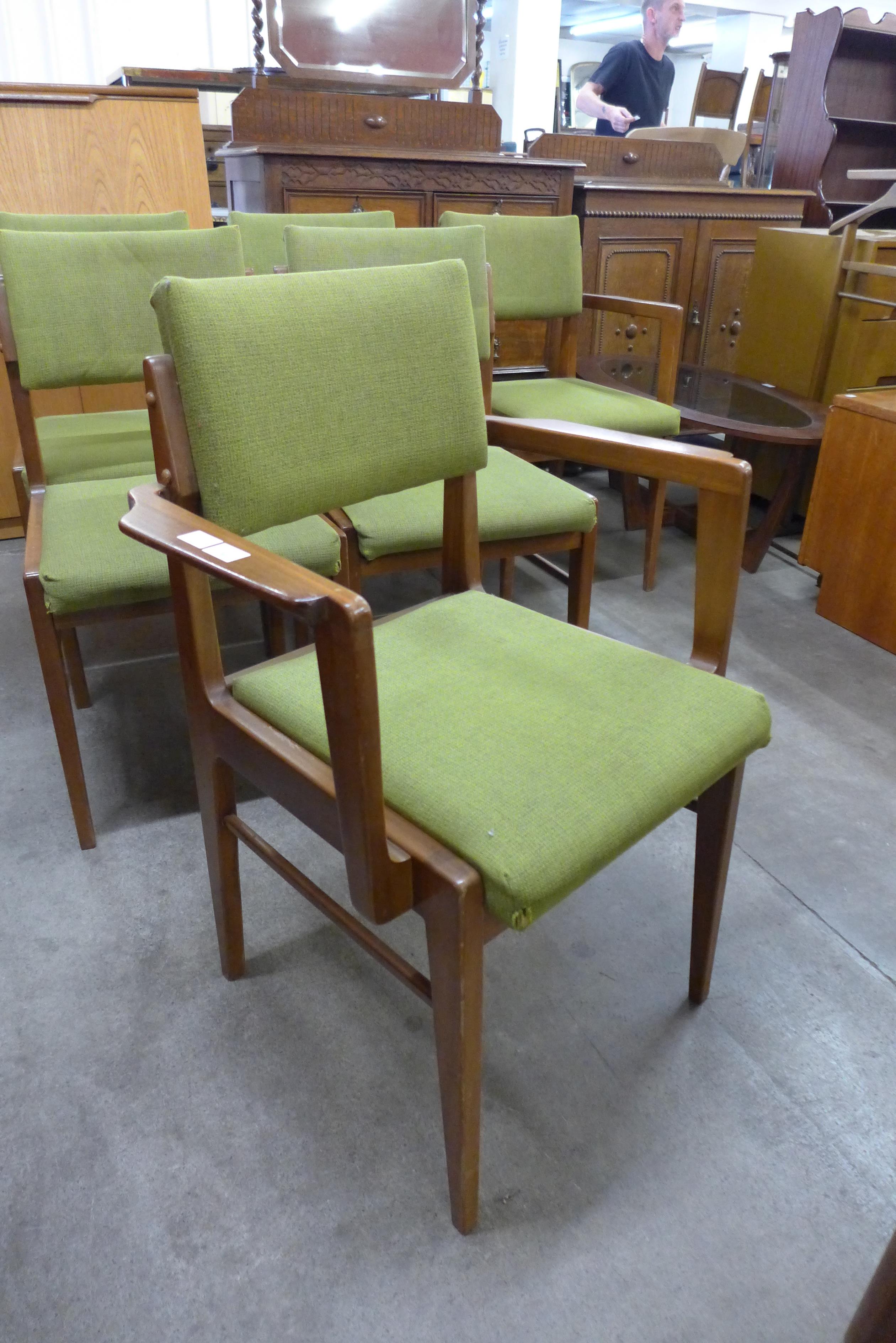 A set of six Danish teak dining chairs - Image 2 of 2