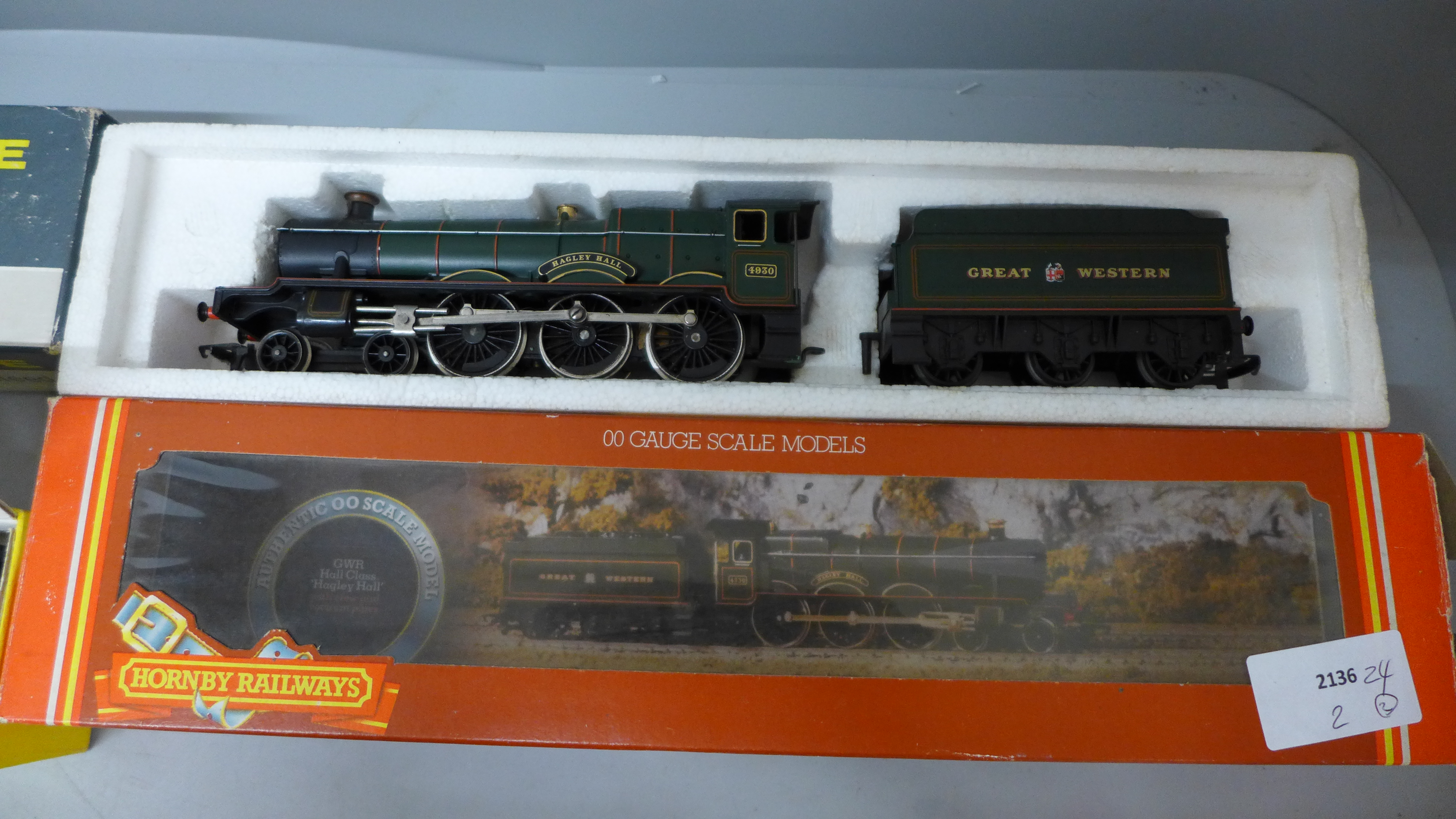 Two 00 locomotives, Tri-ang Wrenn 2211 Mallard and Hornby GWR Hall Class Hagley Hall, boxed - Image 3 of 3