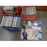 Three boxes of LP records, Sammy Davis Jr., Max Bygraves, Movie Themes, etc. **PLEASE NOTE THIS