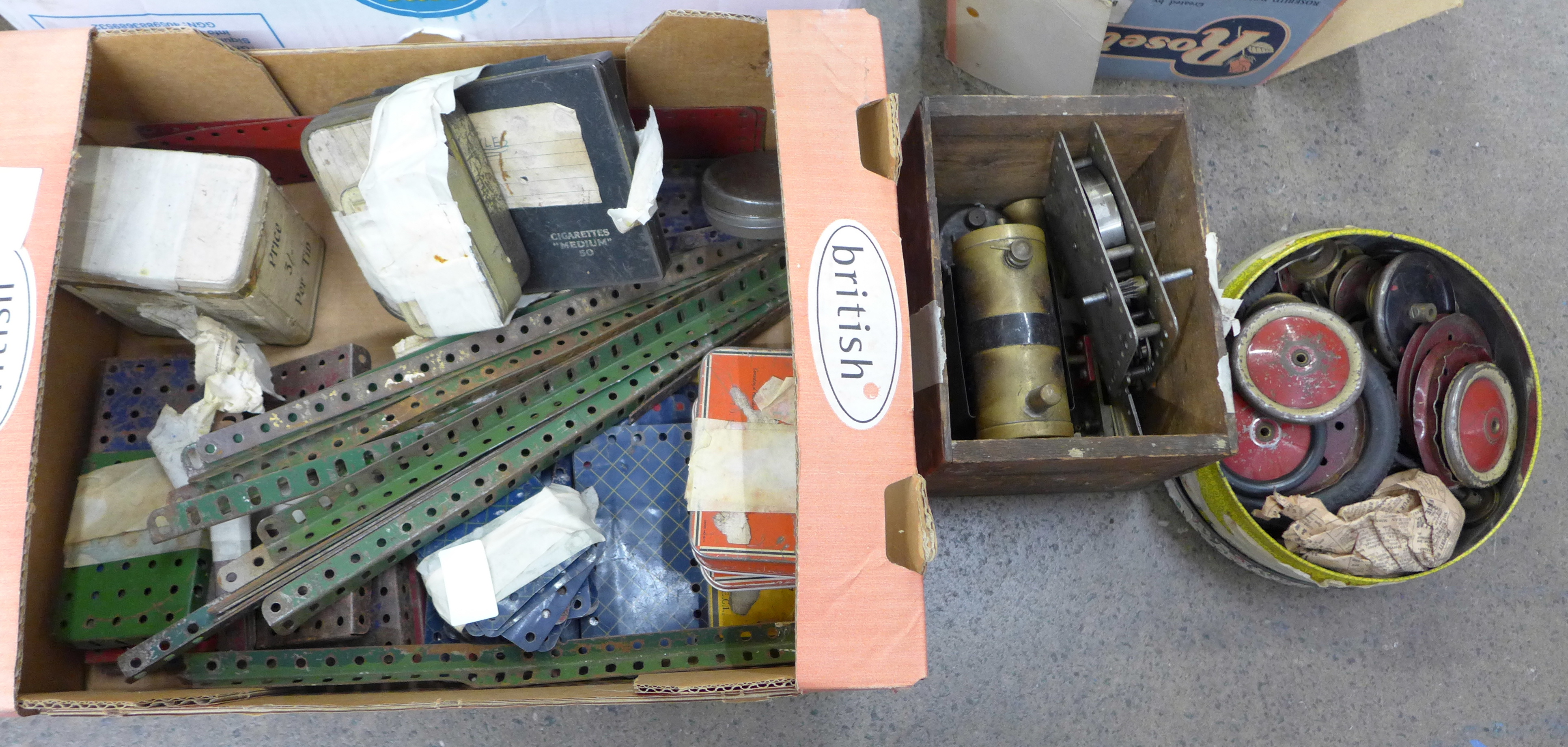 A collection of vintage Meccano and other toys including a Rosebud doll - Image 4 of 4