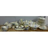 A large collection of Mason's Regency dinnerware and tea ware, some a/f