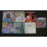 A collection of seven Frank Zappa LP records including a picture disc