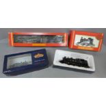 Two Hornby and one Bachmann 00 gauge model locomotives, R325 LMS 8-8-0 loco R2065 LMS 0-4-0 Pug loco