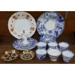 Royal Crown Derby including an 1128 pattern dish, Mikado pattern, a Posies scent, etc., an an