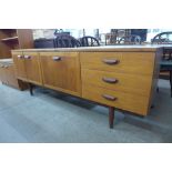 A teak sideboard